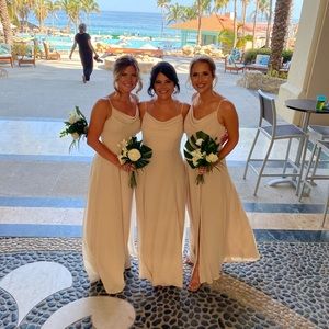 David’s Bridal Cowl Neck Bridesmaid Dress